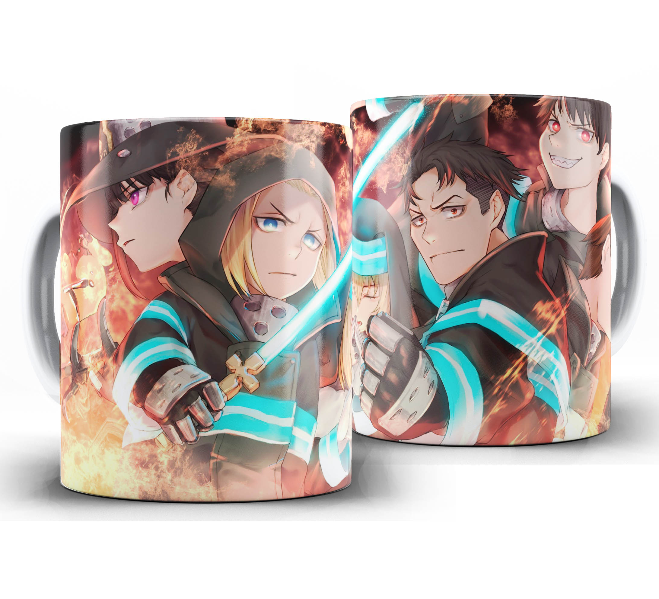Caneca Anime - Fire force - 8